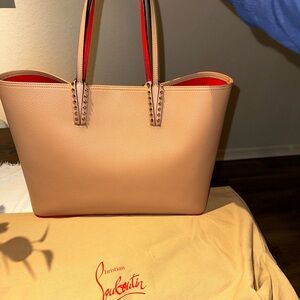 Christian Louboutin Beige Cabata Tote